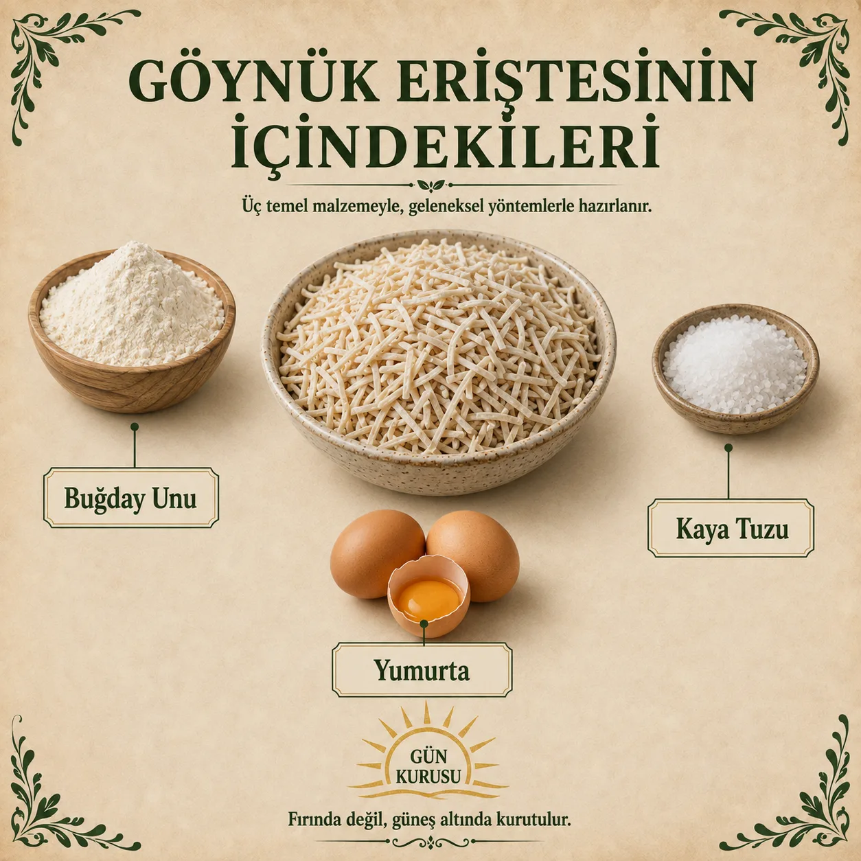 Erişte İçindekiler